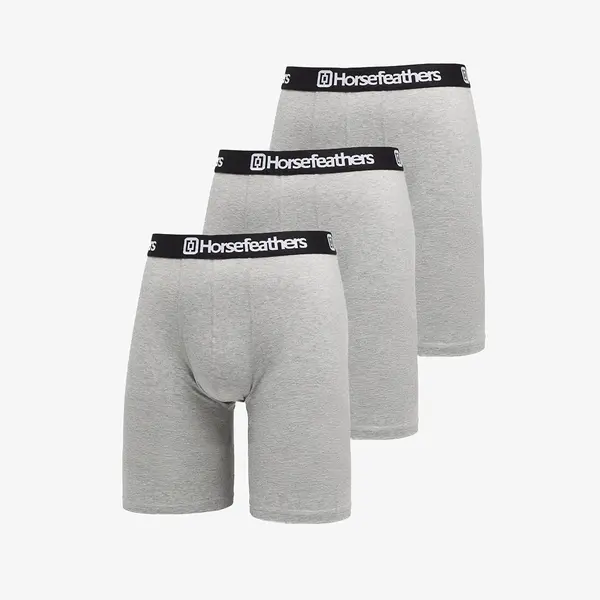 Horsefeathers Боксерки Horsefeathers Dynasty Long 3-Pack Boxer Shorts Heather Gray M