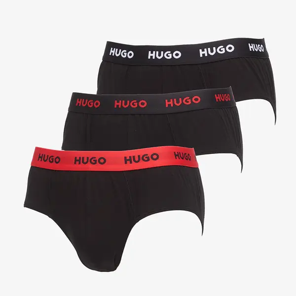 Hugo Boss Боксерки Hugo Boss Hip Brief 3-Pack Black M