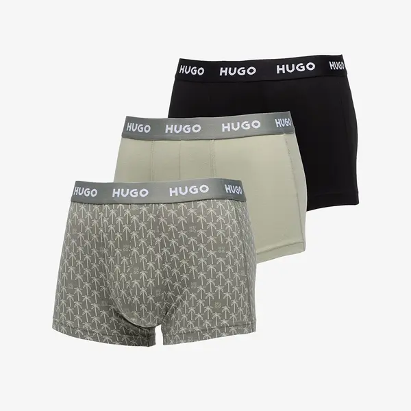 Hugo Boss Боксерки Hugo Boss Trunk 3-Pack Design Black S