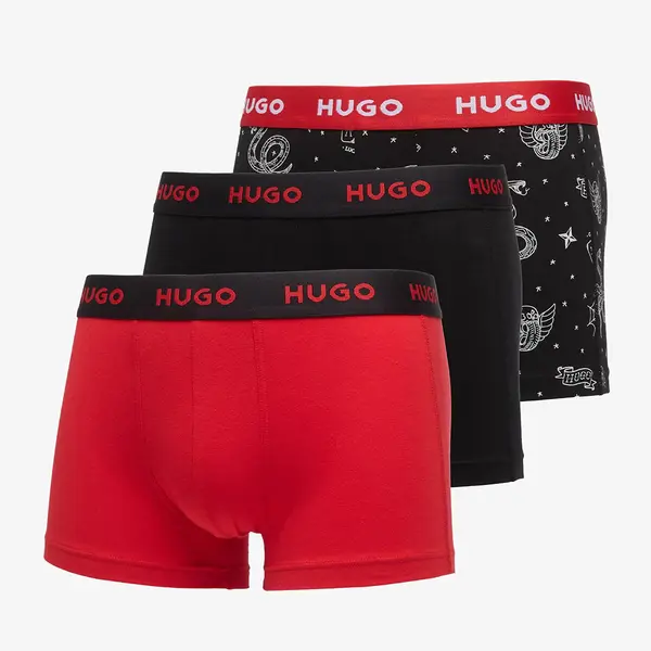 Hugo Boss Боксерки Hugo Boss Trunk 3-Pack Design Multicolor S