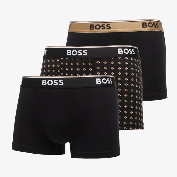 Hugo Boss Боксерки Hugo Boss Trunk 3-Pack Power Desig Beige XXL