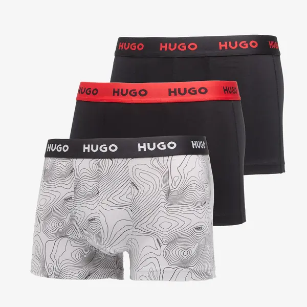 Hugo Boss Боксерки Hugo Boss Trunk Triplet Design Black XL
