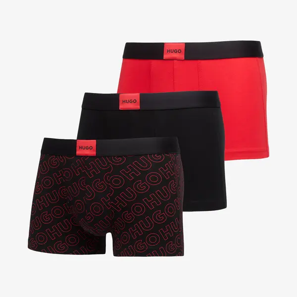 Hugo Boss Боксерки Hugo Boss Trunk Trp Galaxy Des Black/ Red S