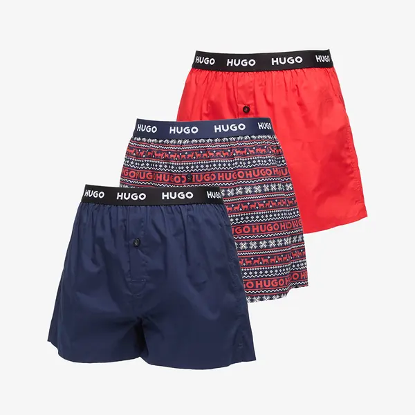 Hugo Boss Боксерки Hugo Boss Woven Boxer 3-Pack Multicolor M