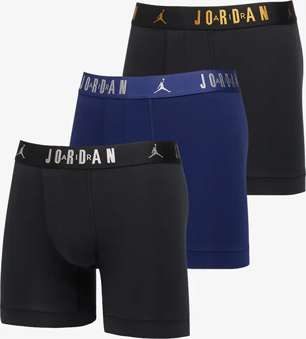 Jordan Боксерки Jordan Flight Cotton Core 3-Pack Black/ Gold S