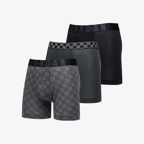 Jordan Боксерки Jordan Flight Modal 23 Monogram Boxer Brief 3-Pack Black S
