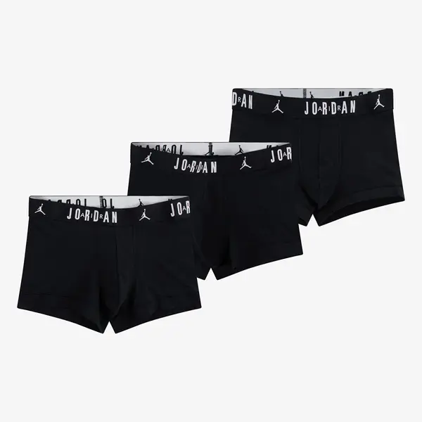 Jordan Боксерки Jordan Mens Flight Cotton 3-Pack Trunk Black M