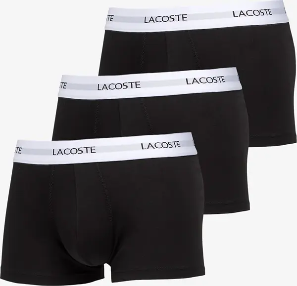 LACOSTE Боксерки LACOSTE 3-Pack Trunk Black L