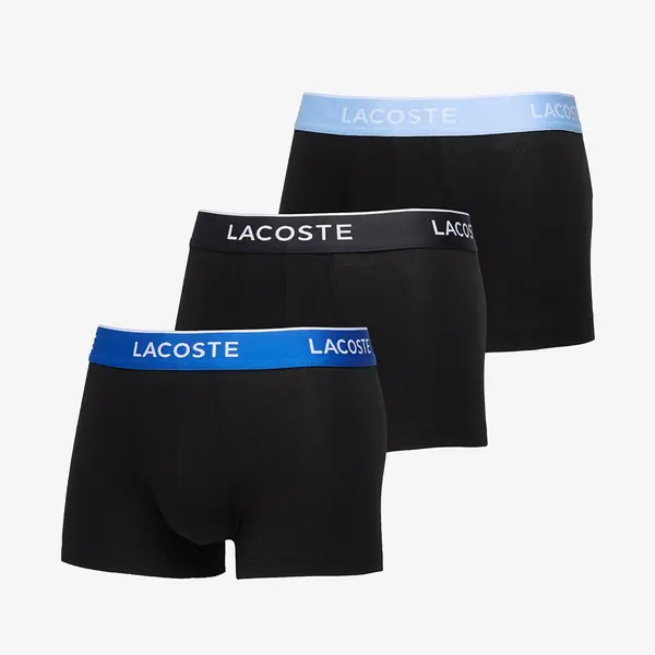 LACOSTE Боксерки LACOSTE Cotton Stretch Trunk 3-Pack Black/ Marina/ Overview/ Gra XXL