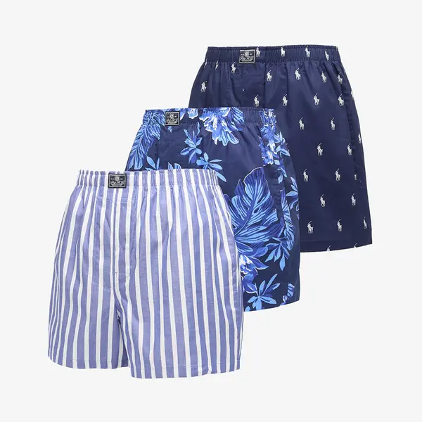 Ralph Lauren Боксерки Ralph Lauren Open Boxer-3 Pack Boxer Blue S