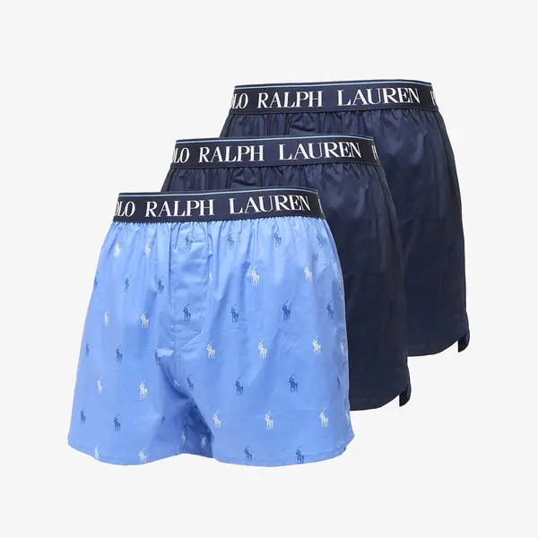 Ralph Lauren Боксерки Ralph Lauren Stretch Cotton Three Slim Fit Boxers 3-Pack Blue S
