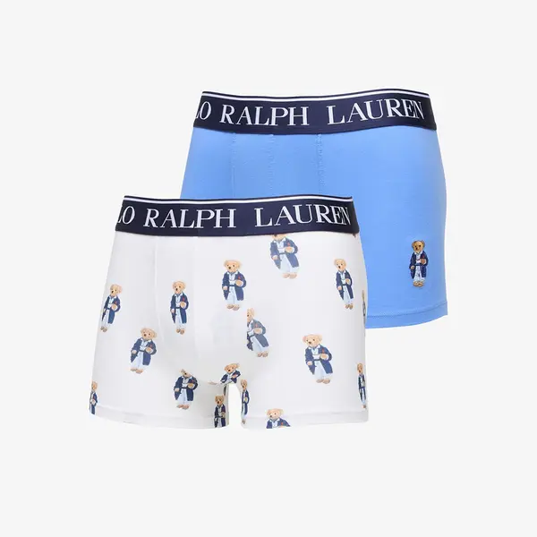 Ralph Lauren Боксерки Ralph Lauren Trunk Gb 2-Pack White/ Blue XXL