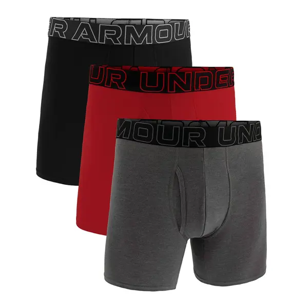Under Armour Боксерки Under Armour M Perf Cotton 6in 3-Pack Grey XXXL