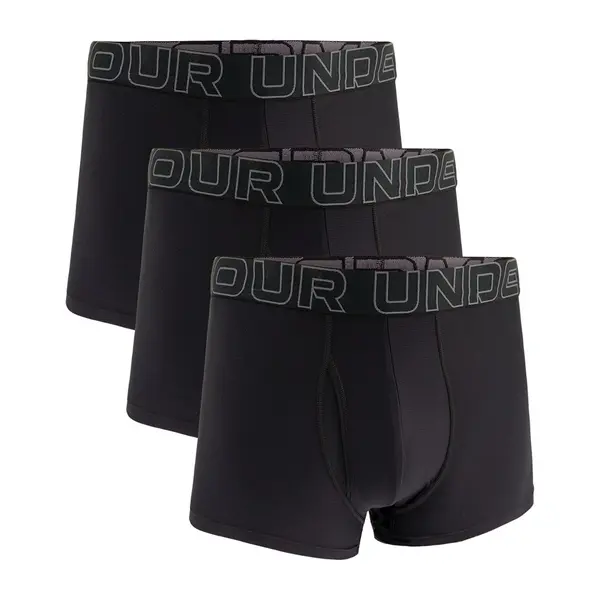 Under Armour Боксерки Under Armour M Perf Tech 3in 3-Pack Black XXXXL