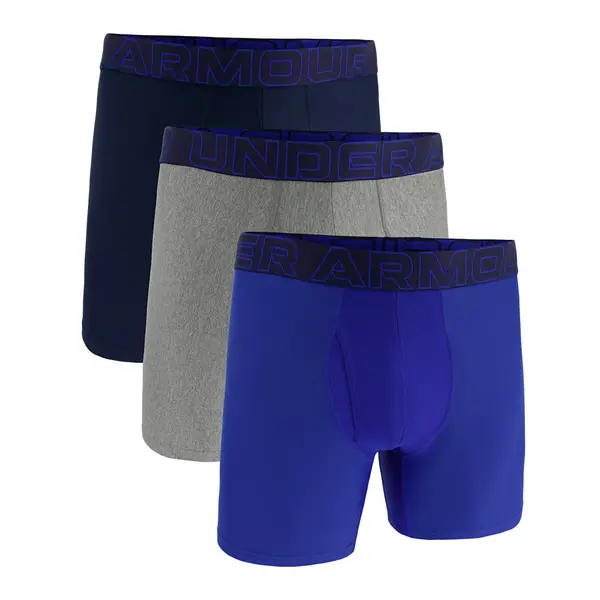 Under Armour Боксерки Under Armour M Perf Tech 6in 3-Pack Blue XXXXL