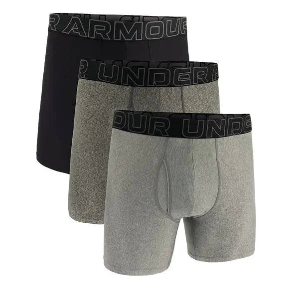 Under Armour Боксерки Under Armour M Perf Tech 6in 3-Pack Grey XXXL