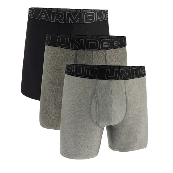 Under Armour Боксерки Under Armour M Perf Tech 6in 3-Pack Grey XXXXL