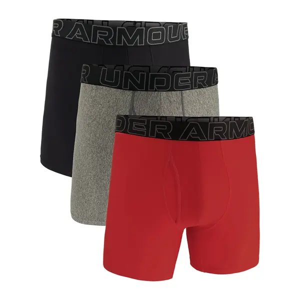 Under Armour Боксерки Under Armour M Perf Tech 6in 3-Pack Red XXXL