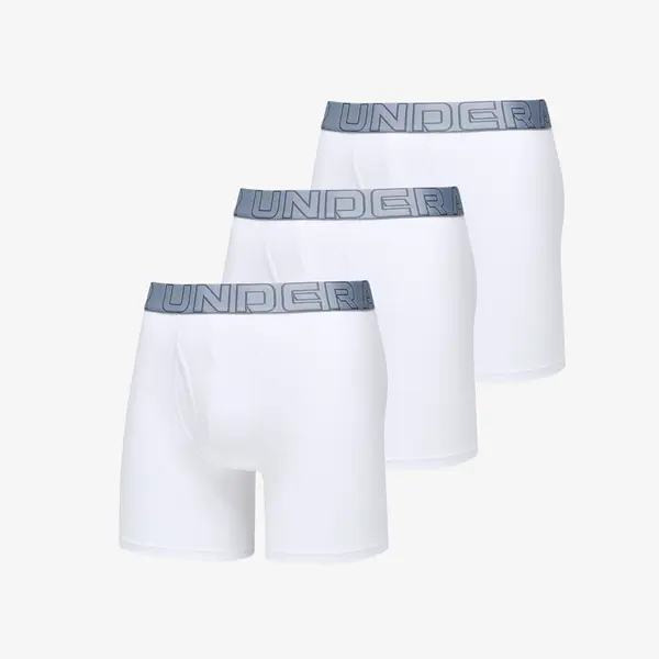 Under Armour Боксерки Under Armour Performance Cotton 6in 3-Pack White XXL
