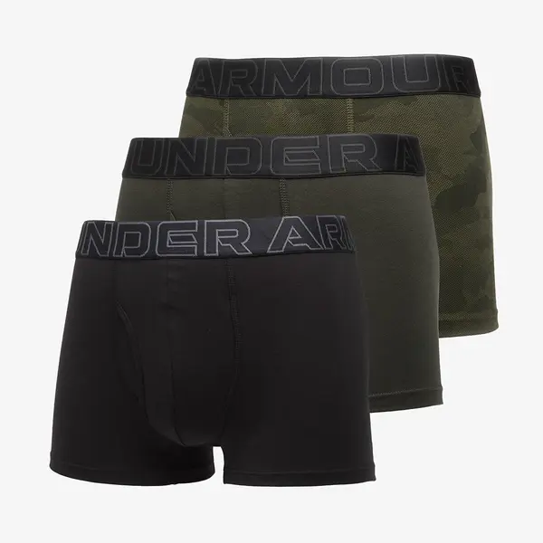 Under Armour Боксерки Under Armour Performance Cotton Print 3in 3-Pack Black XXXL