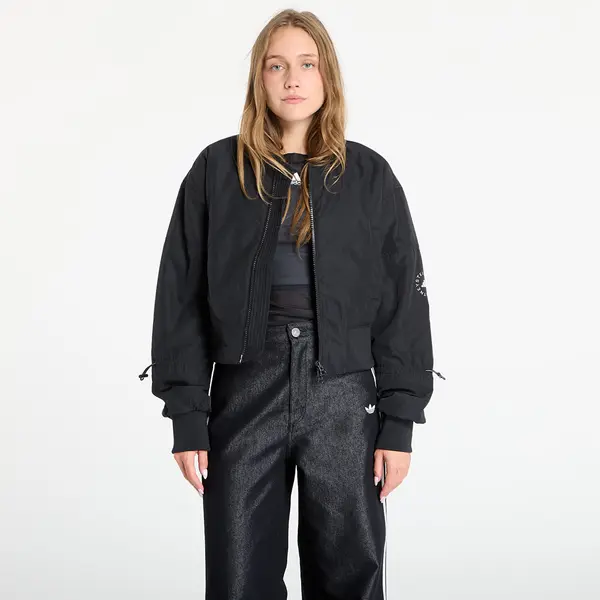 adidas Performance Bomber adidas by Stella McCartney TrueNature Woven Bomber Cropped Jacket Black L