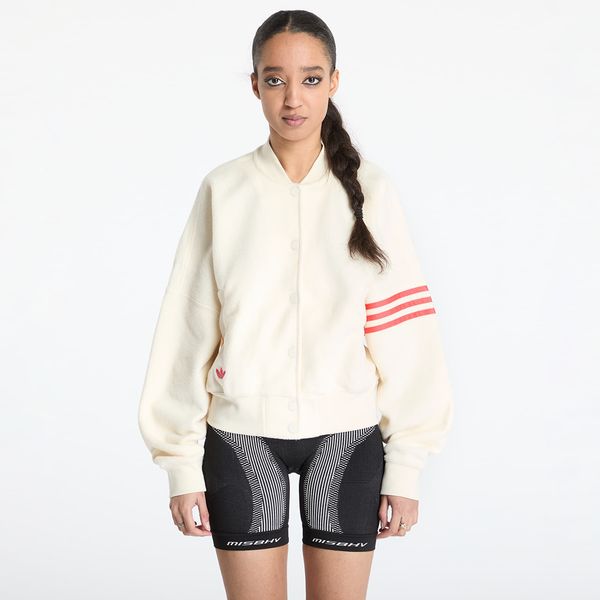 adidas Originals Бомбер adidas Neuclassics Boucle Bomber Jacket Beige/ Cream White/ Real Coral S