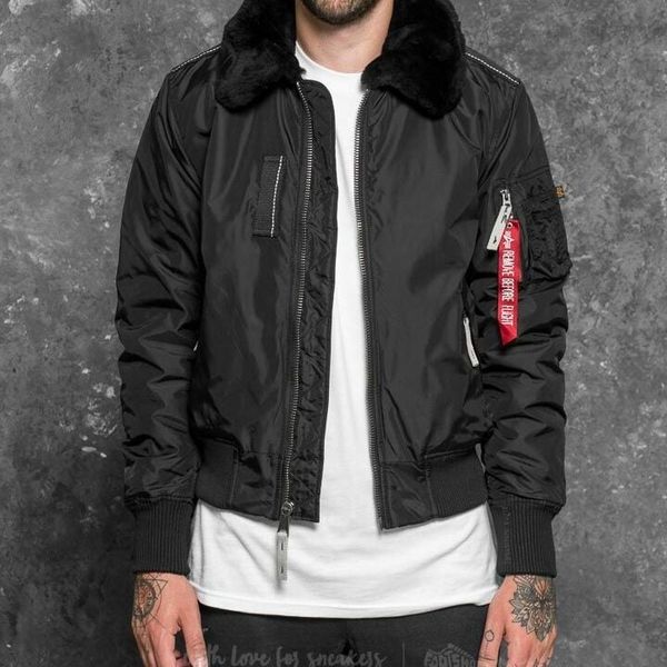 Alpha Industries Inc. Бомбер Alpha Industries Injector III Black S