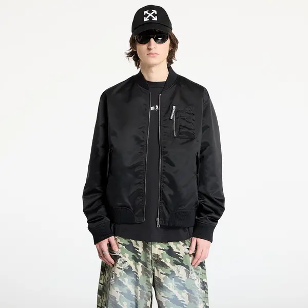 Palm Angels Bomber Palm Angels Curved Logo Bomber Black/ Black XL