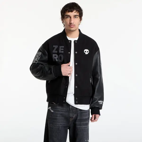 PLEASURES Bomber PLEASURES Zero Pleasures Varsity Jacket Black L