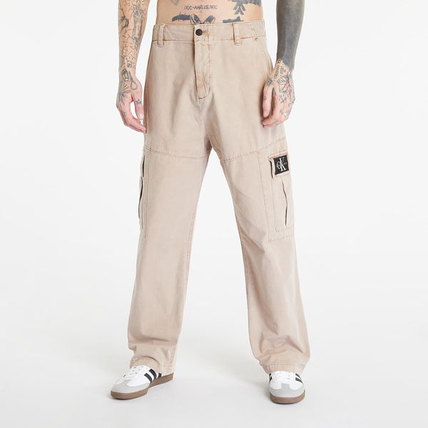 Calvin Klein Calvin Klein Jeans Mineral Dye Cargo Woven Pants Shitake