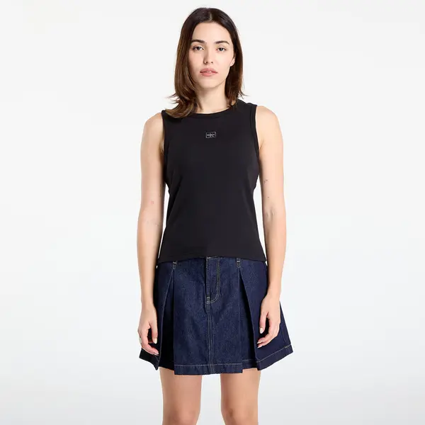 Calvin Klein Calvin Klein Jeans A - Woven Label 2X2 Tank Top Black S