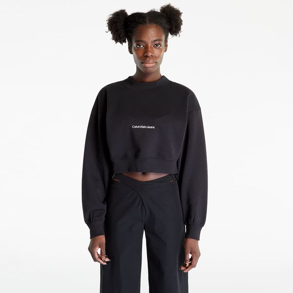 Calvin Klein Calvin Klein Jeans Institutional Mock Sweatshirt Black
