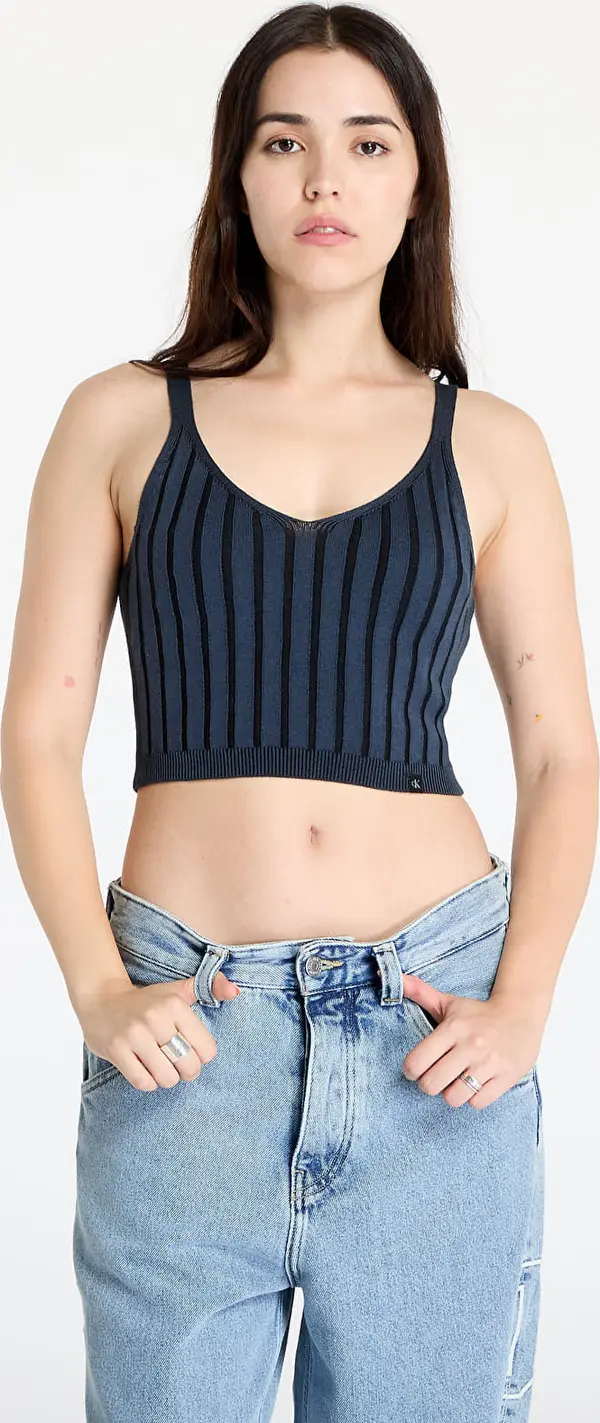 Calvin Klein Calvin Klein Jeans Plated Sweater Bralette Blue L