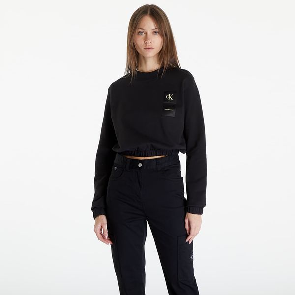 Calvin Klein Calvin Klein Jeans Satin Boxes Crewneck Sweatshirt Black