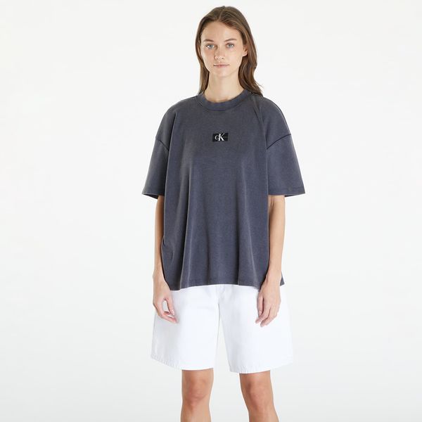Calvin Klein Calvin Klein Jeans Washed Rib Label T-Shirt Boy Gray