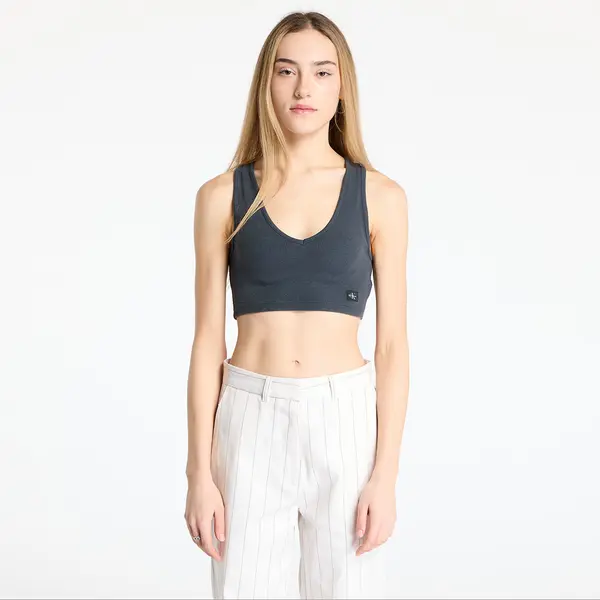 Calvin Klein Calvin Klein Jeans Washed Woven Label Top Gray XL