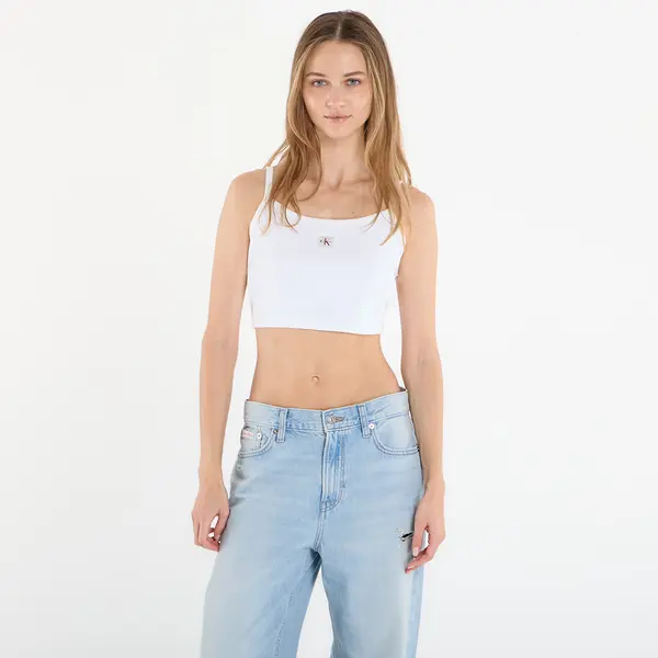 Calvin Klein Calvin Klein Jeans Woven Label 2X2 Baby White XS