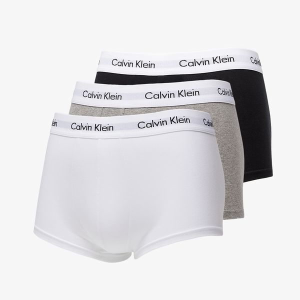 Calvin Klein Calvin Klein Low Rise Trunks 3 Pack Black/ White/ Grey L