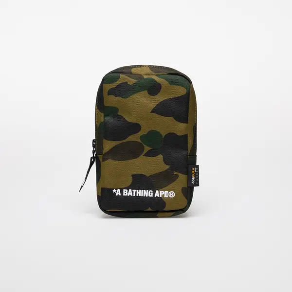 A BATHING APE Чанта A BATHING APE 1St Camo Cordura Phone Shoulder Bag Green Universal