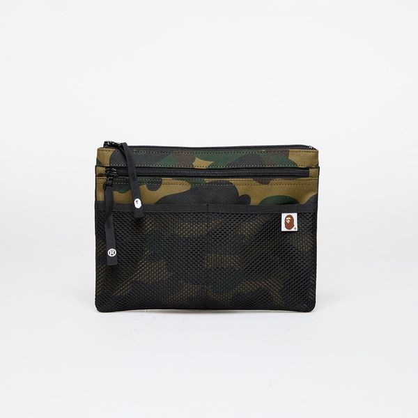 A BATHING APE Чанта A BATHING APE 1St Camo Cordura Sacoche Green 1 l