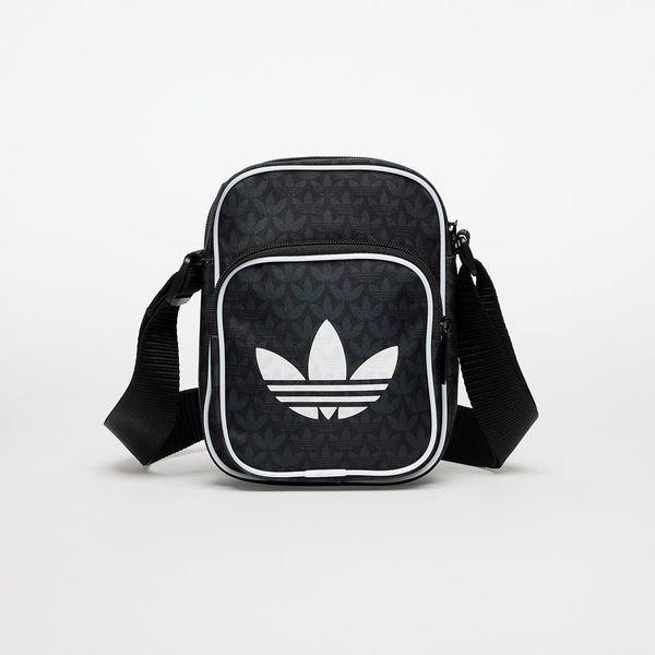 adidas Originals Чанта adidas Monogram Small Bag Black/ Cloud White 2,75 l