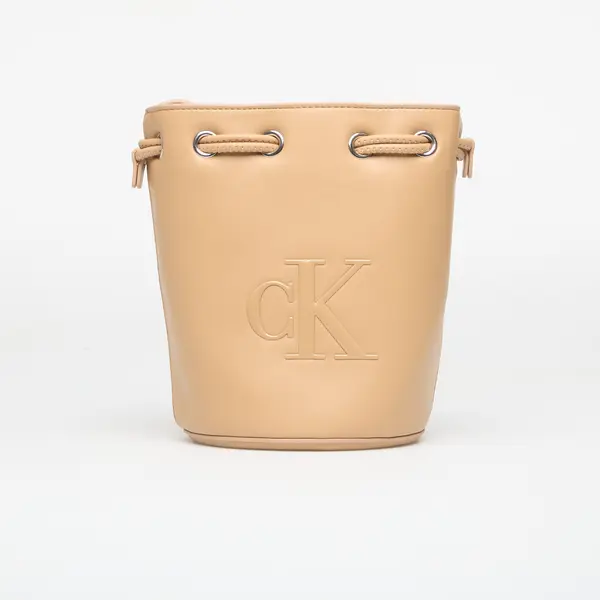 Calvin Klein Чанта Calvin Klein Bold Ck Small Bucket Bag Tannin Universal