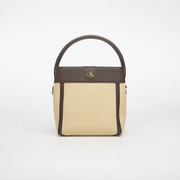 Calvin Klein Чанта Calvin Klein Ck Canvas Bucket Bag With Strap Khaki Canvas Universal