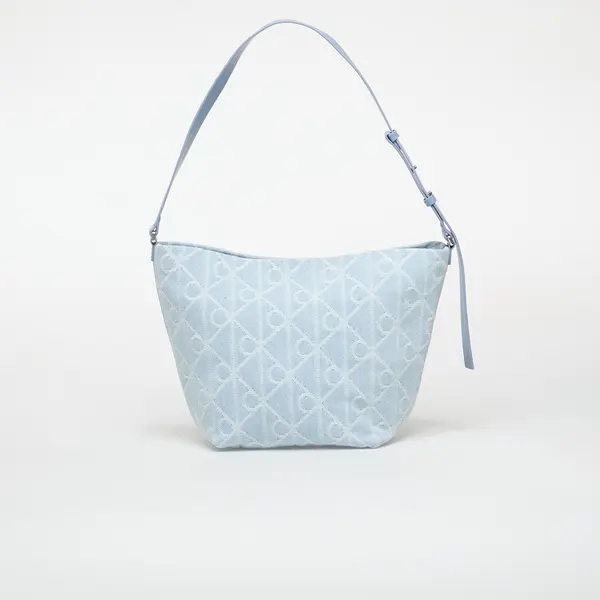 Calvin Klein Чанта Calvin Klein Emblem Aop Denim Bucket Blue Universal