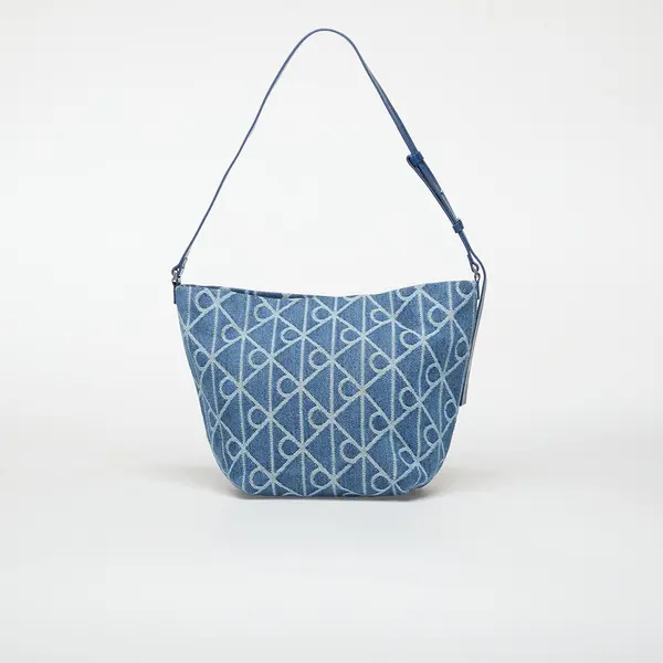 Calvin Klein Чанта Calvin Klein Emblem Aop Denim Bucket Blue Universal