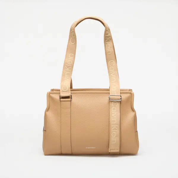 Calvin Klein Чанта Calvin Klein Webbing Adj Strap Tote Tannin Universal