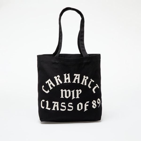 Carhartt WIP Чанта Carhartt WIP Canvas Graphic Class of 89 Print Tote Bag Black/ Tonic Universal