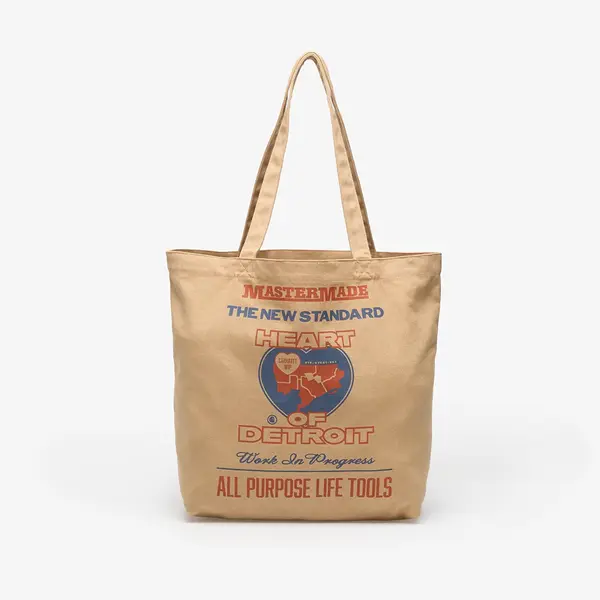 Carhartt WIP Чанта Carhartt WIP Canvas Graphic Tote Arcan Print/ Dusty H Brown Universal