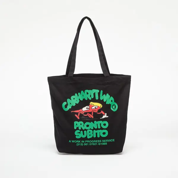 Carhartt WIP Чанта Carhartt WIP Canvas Graphic Tote Pronto Print/ Black Universal