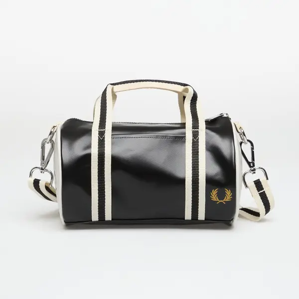 FRED PERRY Чанта Fred Perry Classic Mini Barrel Bag Black/ Ecru Universal